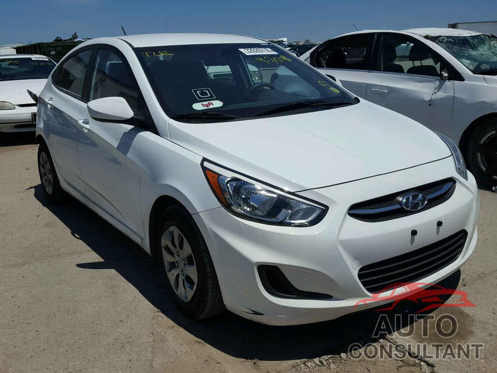 HYUNDAI ACCENT 2016 - KMHCT4AE8GU112565