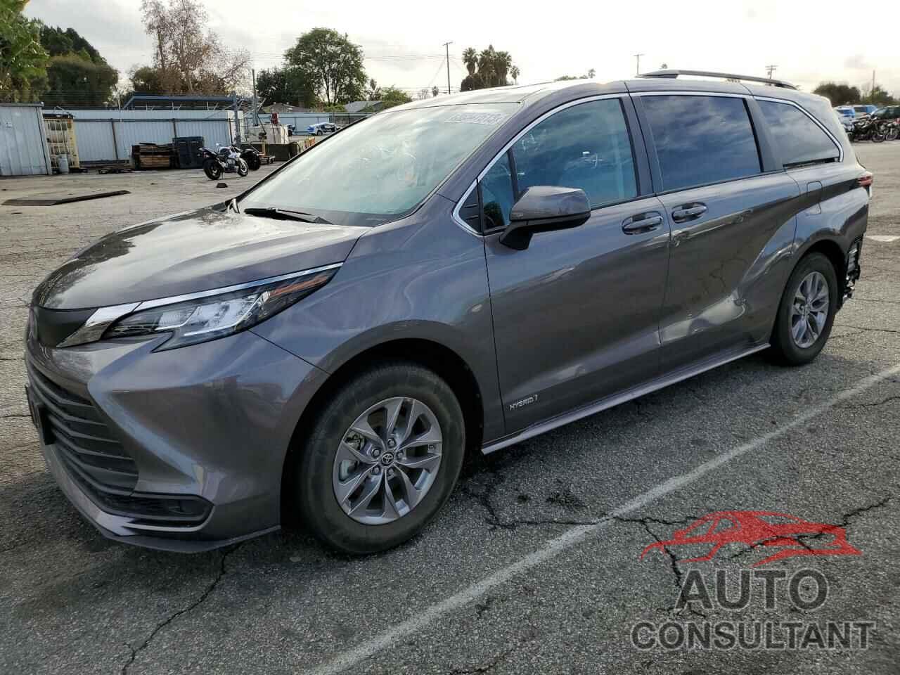 TOYOTA SIENNA 2021 - 5TDBRKEC6MS012444