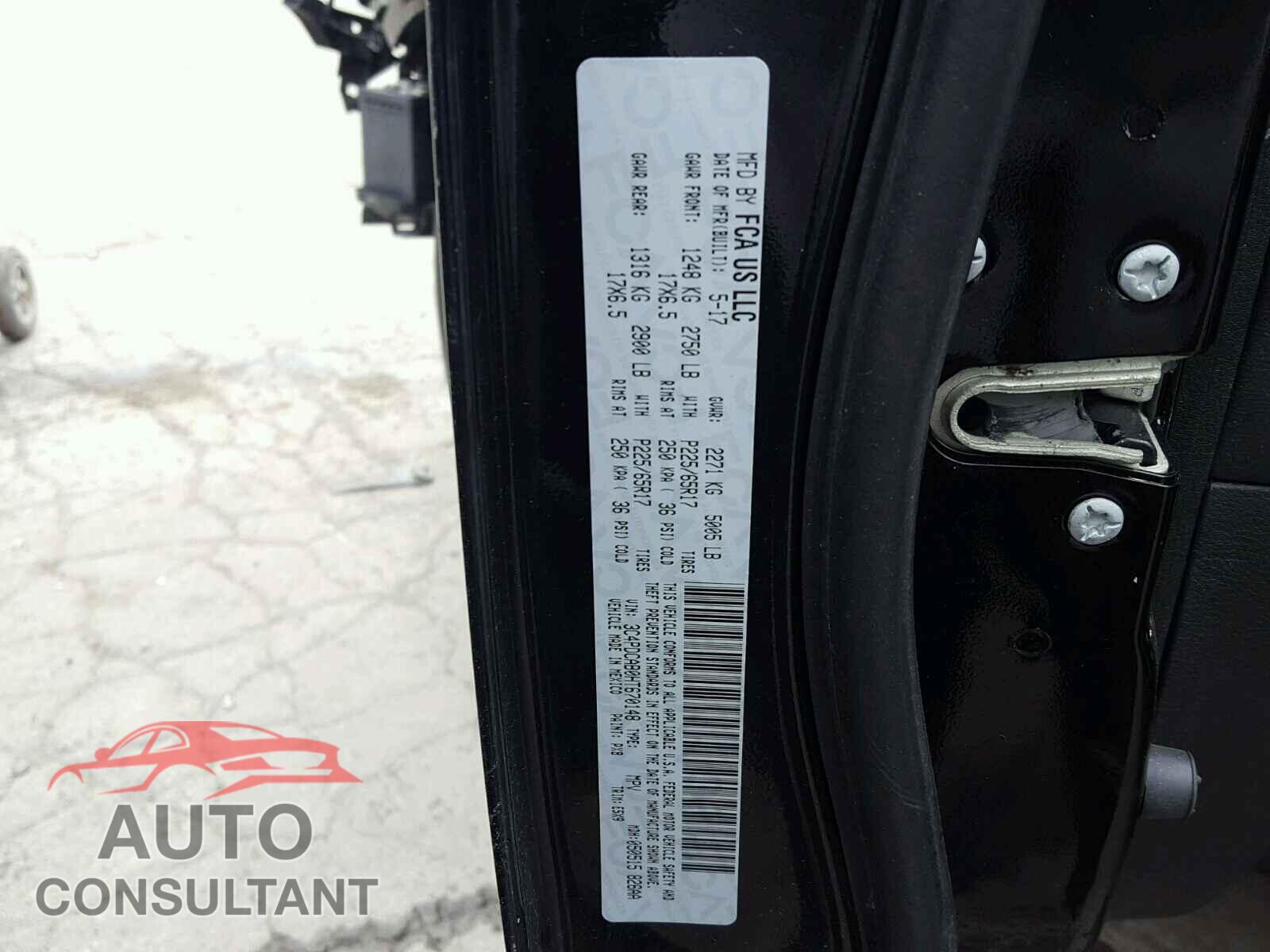 DODGE JOURNEY 2017 - 3C4PDCAB0HT670148