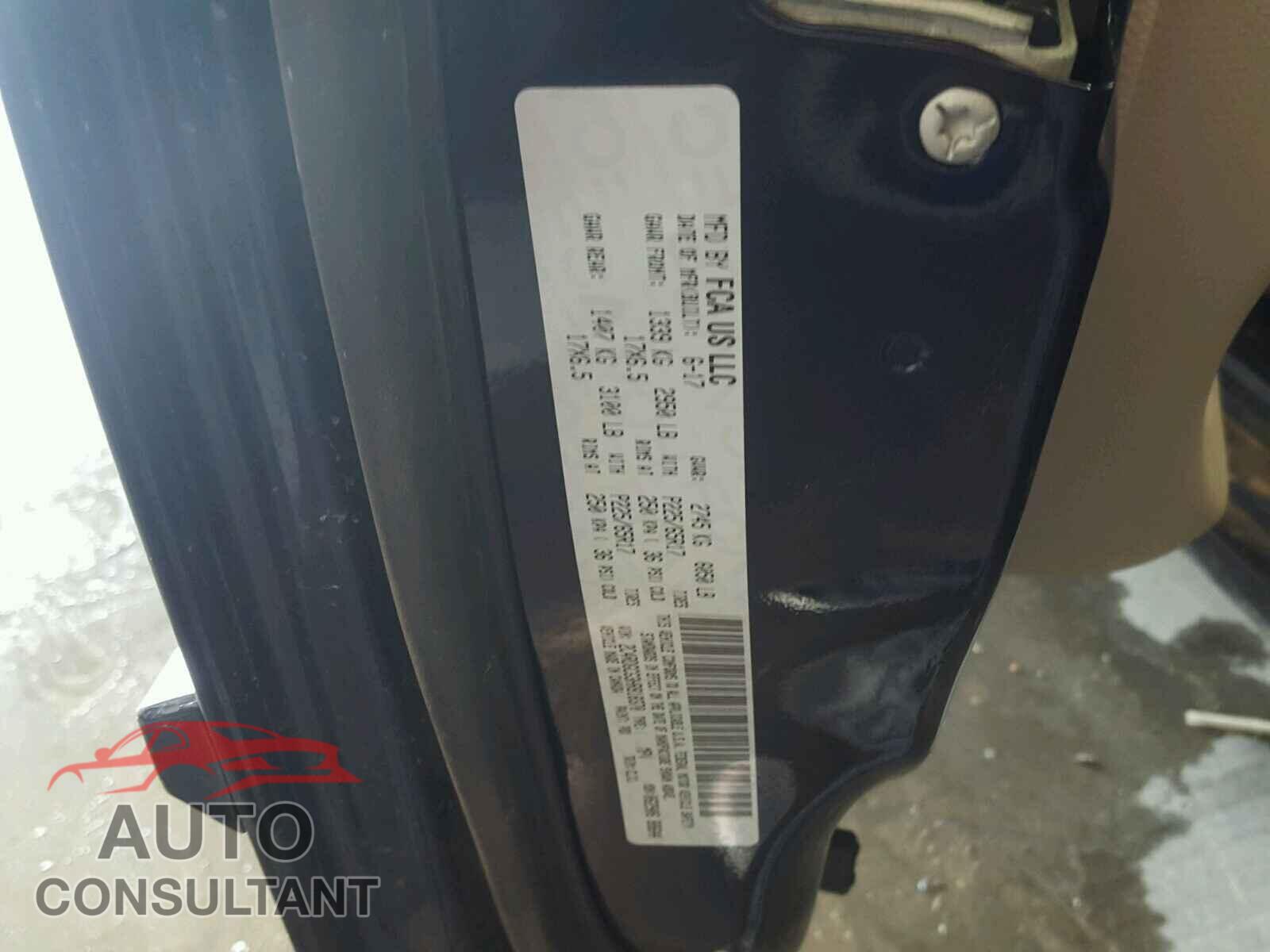DODGE CARAVAN 2017 - 2C4RDGCG3HR818370