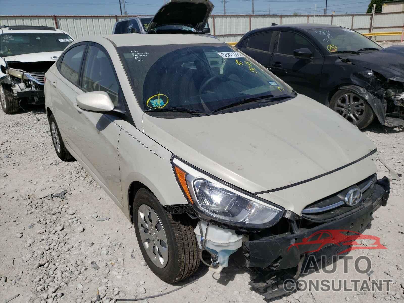 HYUNDAI ACCENT 2016 - KMHCT4AE8GU135358