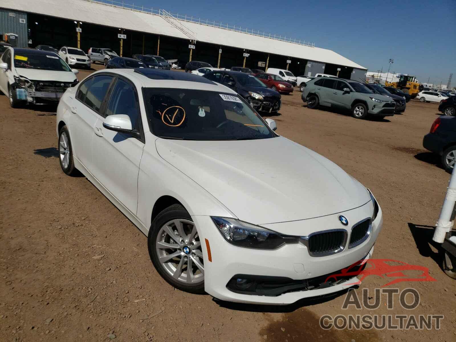BMW 3 SERIES 2017 - WBA8E1G58HNU12819