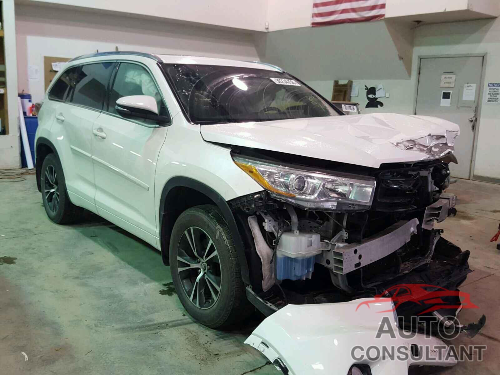 TOYOTA HIGHLANDER 2016 - 5TDJKRFH6GS255405