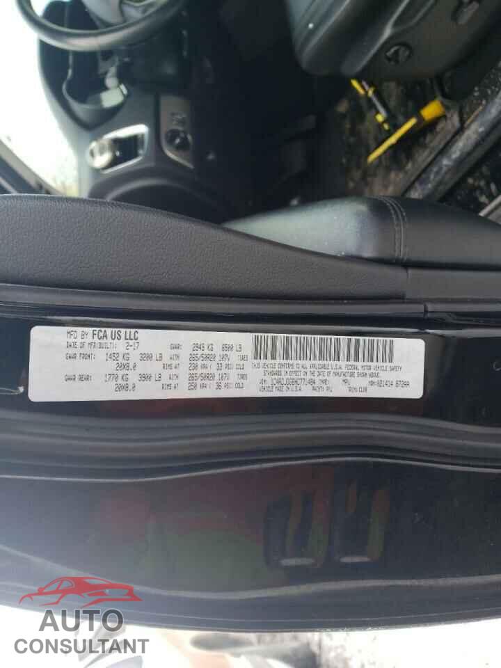 DODGE DURANGO 2017 - 1C4RDJDG6HC771484