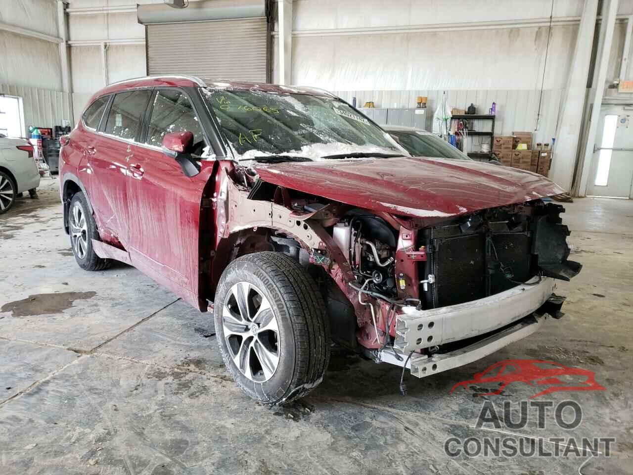 TOYOTA HIGHLANDER 2021 - 5TDGZRBH1MS076065