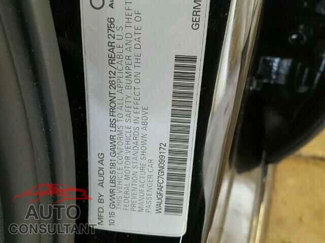 AUDI A6 2016 - WAUGFAFC7GN099172