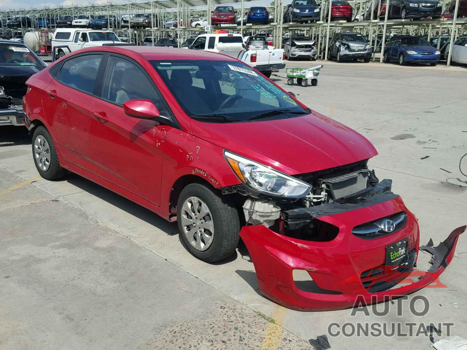 HYUNDAI ACCENT 2016 - KMHCT4AE6GU001691