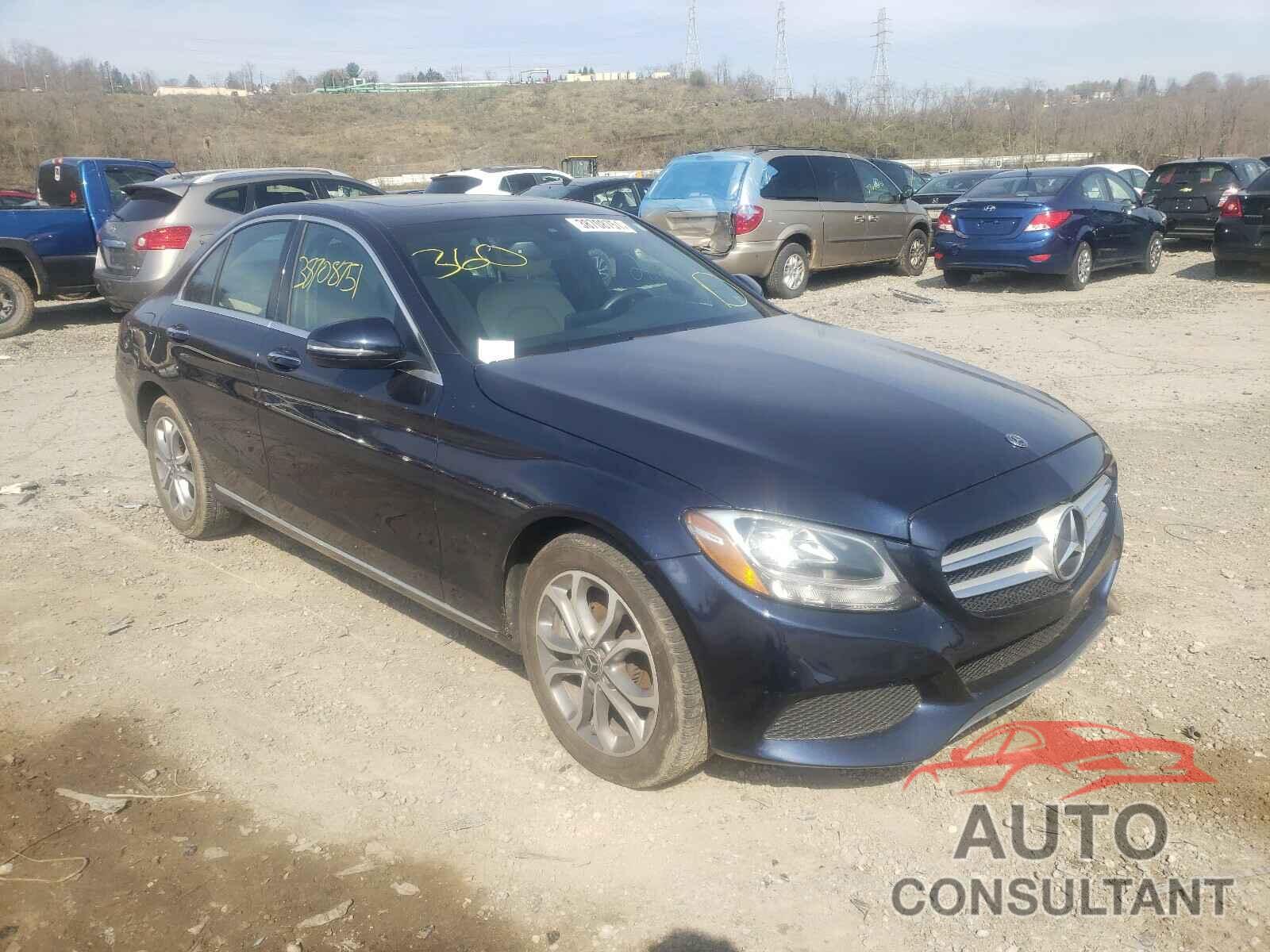 MERCEDES-BENZ C CLASS 2018 - 55SWF4KB2JU237735