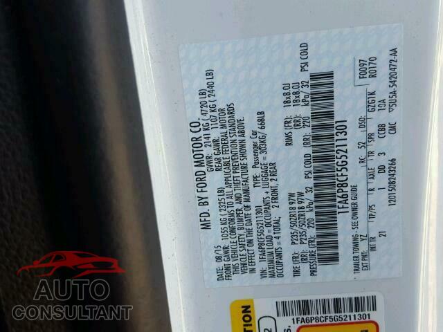 FORD MUSTANG 2016 - 1FA6P8CF5G5211301