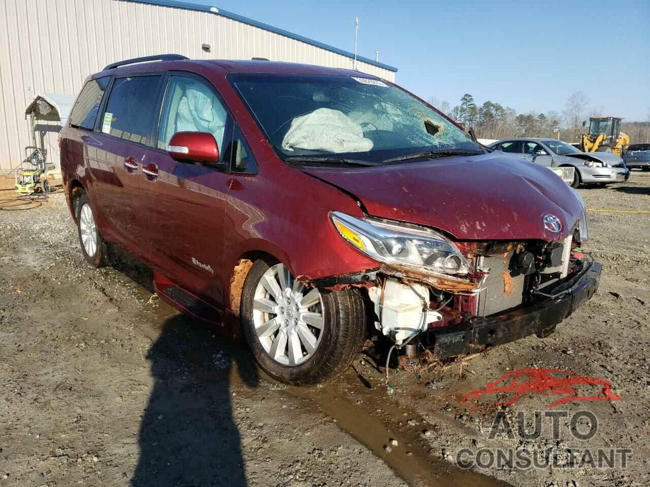 TOYOTA SIENNA 2017 - 5TDYZ3DC5HS877932