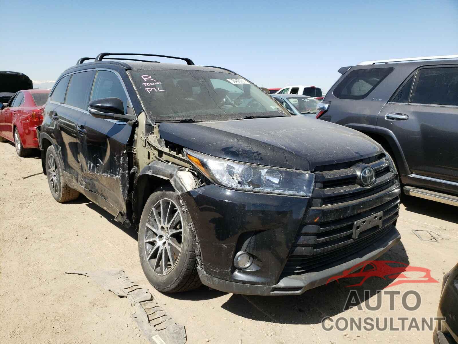 TOYOTA HIGHLANDER 2017 - 5TDJZRFH2HS455906