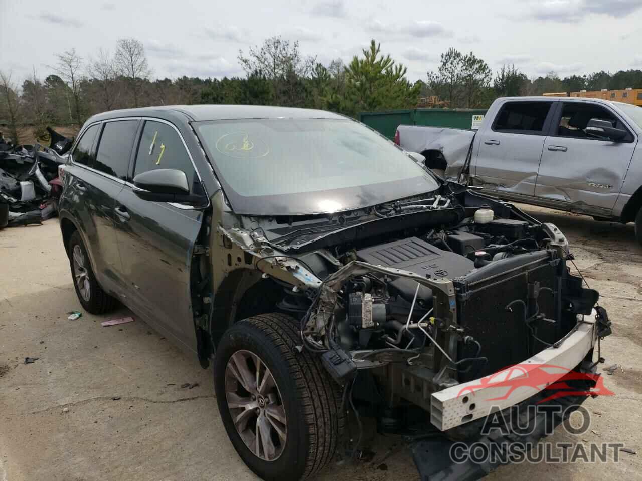 TOYOTA HIGHLANDER 2016 - 5TDZKRFH4GS153376