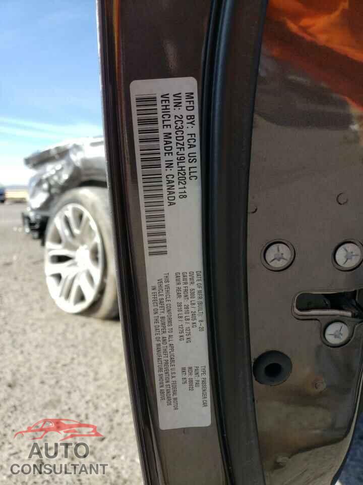 DODGE CHALLENGER 2020 - 2C3CDZFJ9LH202118