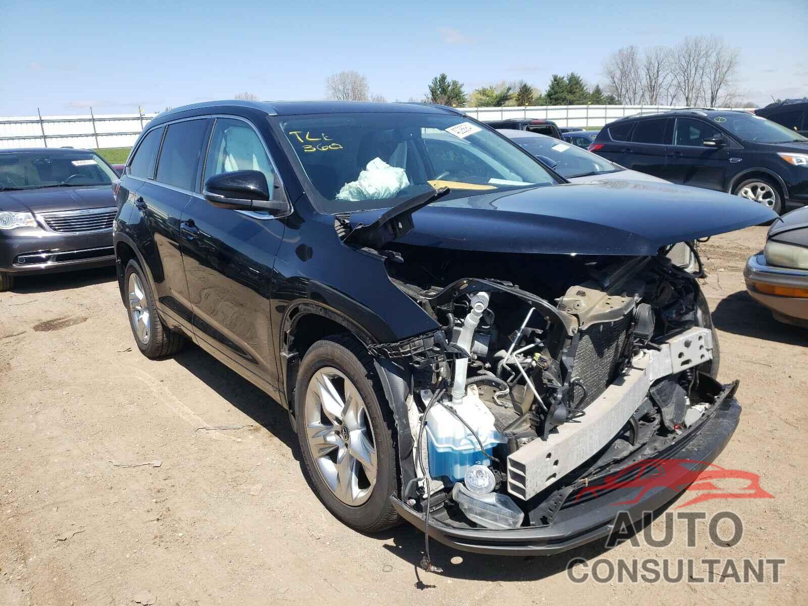 TOYOTA HIGHLANDER 2016 - 5TDDKRFH5GS236776