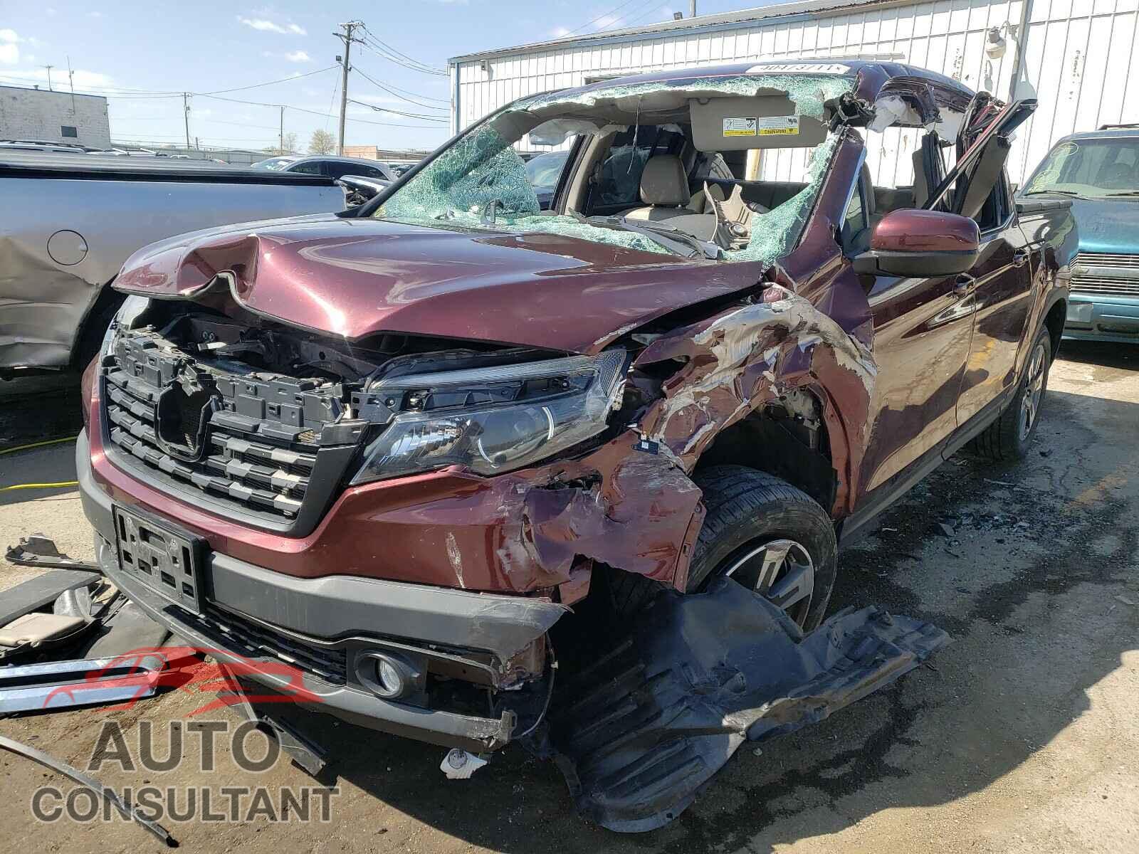 HONDA RIDGELINE 2017 - 5FPYK2F58HB009397