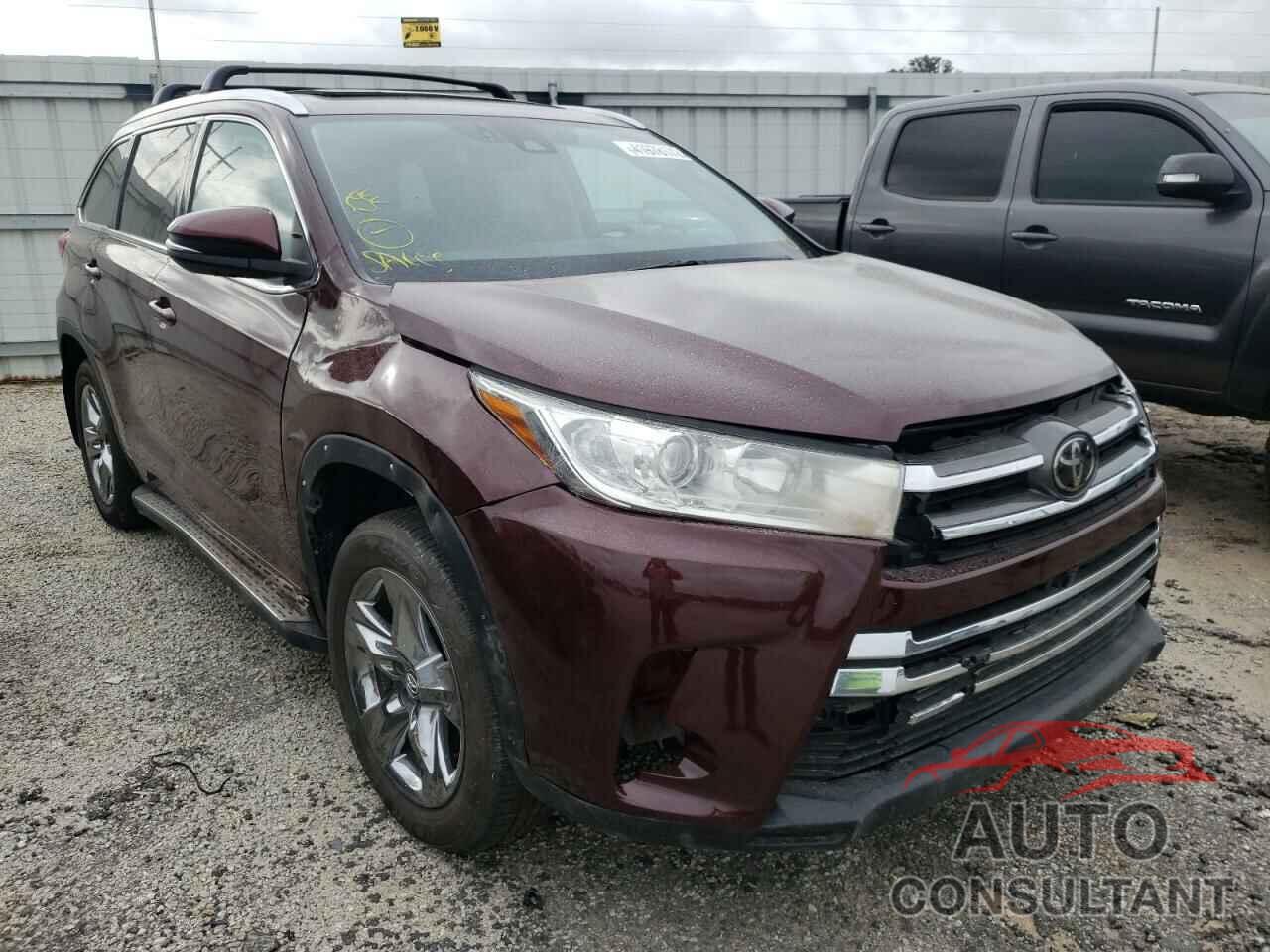 TOYOTA HIGHLANDER 2018 - 5TDYZRFH3JS257386