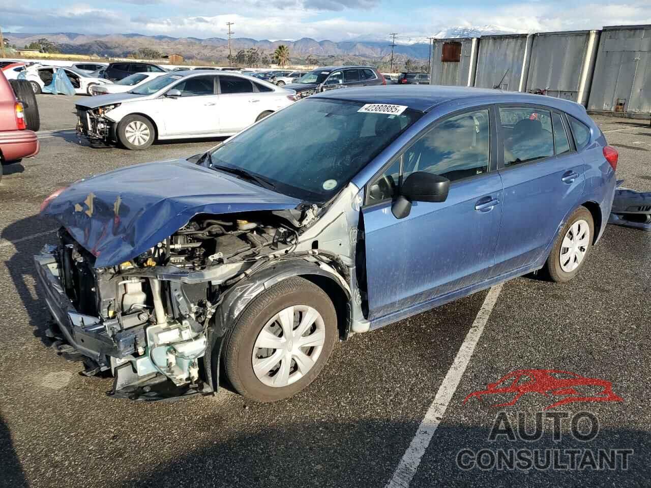 SUBARU IMPREZA 2015 - JF1GPAA67F8316787