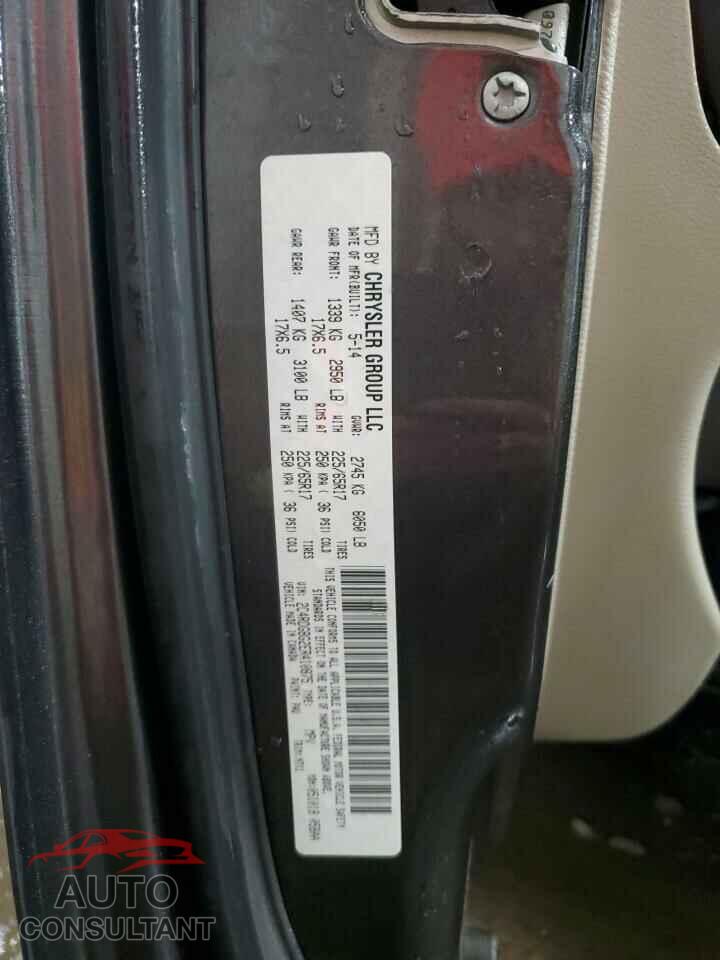 DODGE CARAVAN 2014 - 2C4RDGBG2ER410875