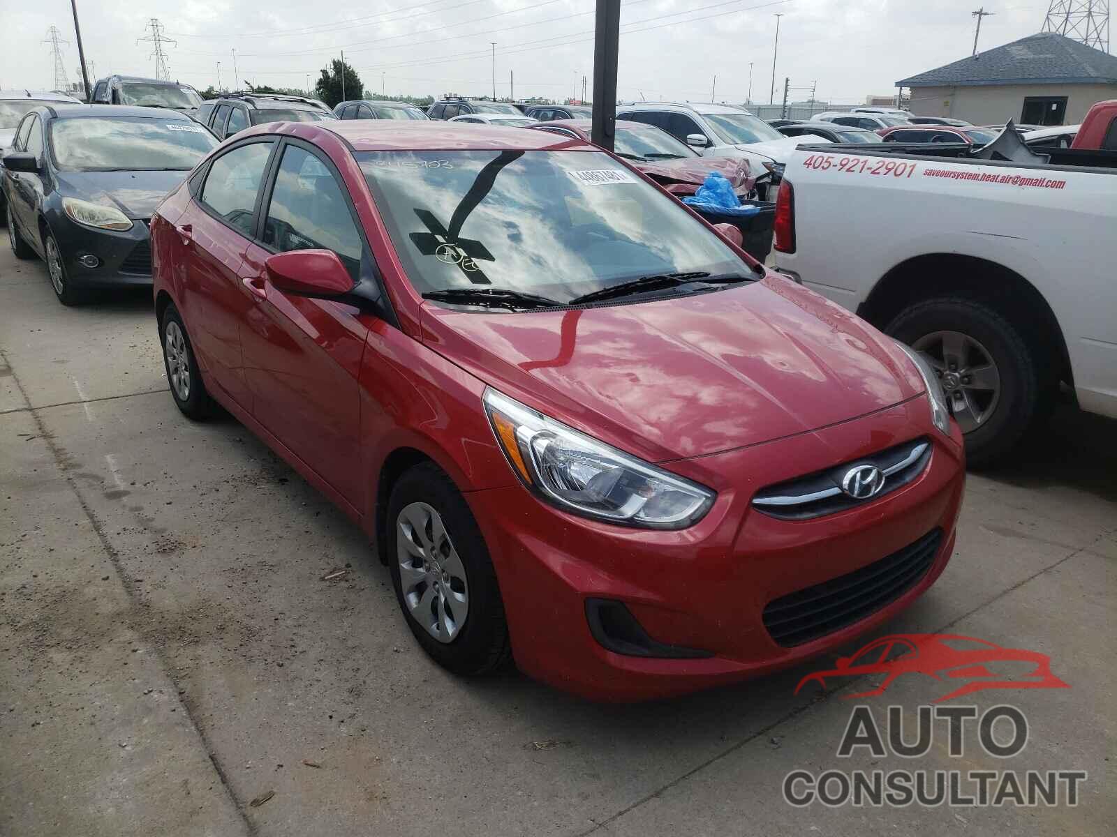HYUNDAI ACCENT 2017 - KMHCT4AE1HU345723