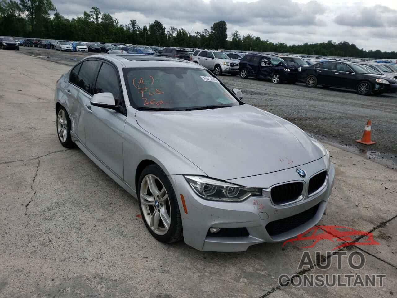 BMW 3 SERIES 2017 - WBA8B9G31HNU52407