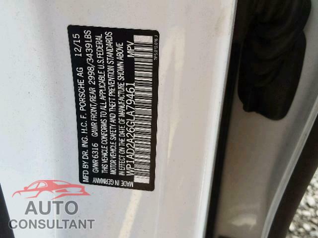 PORSCHE CAYENNE GTS 2016 - WP1AD2A26GLA79461