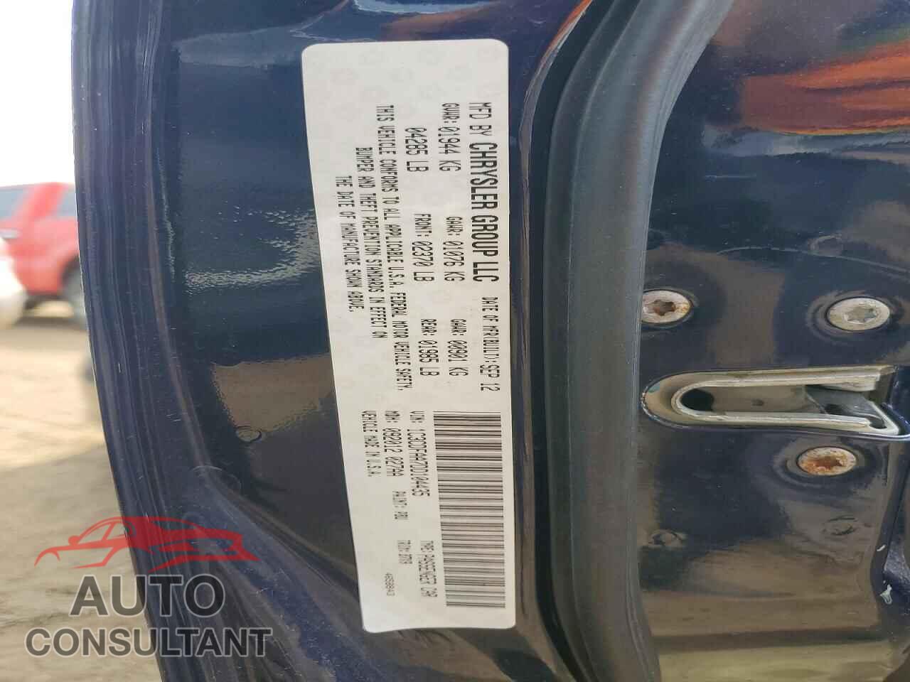 DODGE DART 2013 - 1C3CDFAA7DD104435