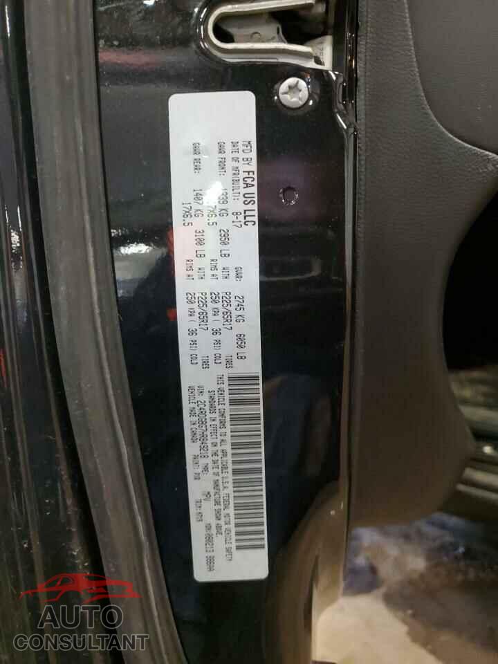 DODGE CARAVAN 2017 - 2C4RDGBG7HR849218