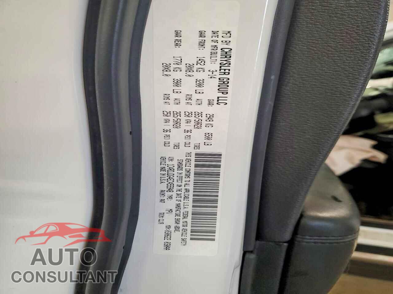 DODGE DURANGO 2014 - 1C4RDJDG4EC455948