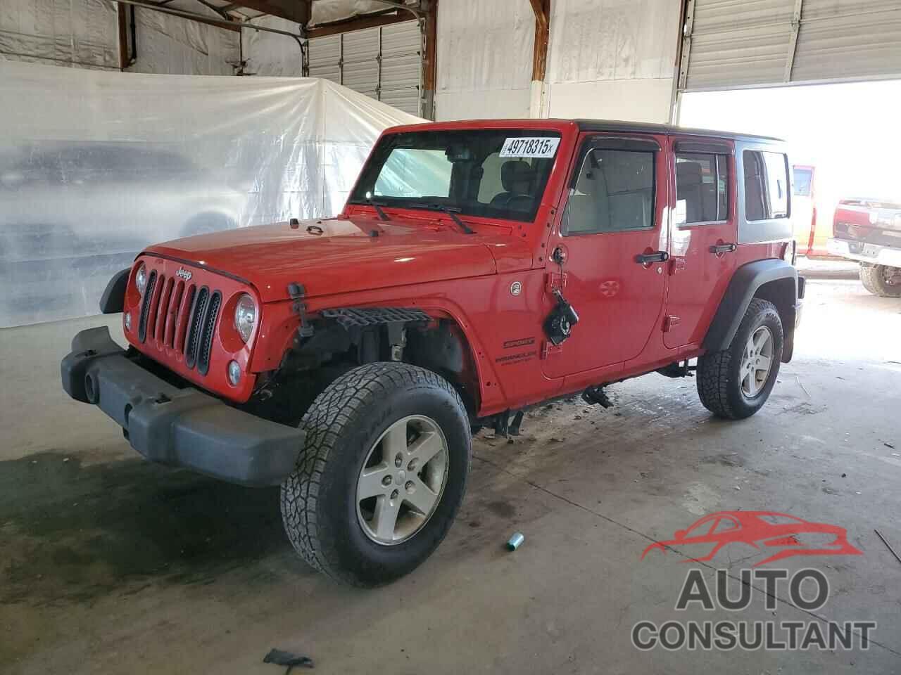 JEEP WRANGLER 2016 - 1C4BJWDG8GL225307