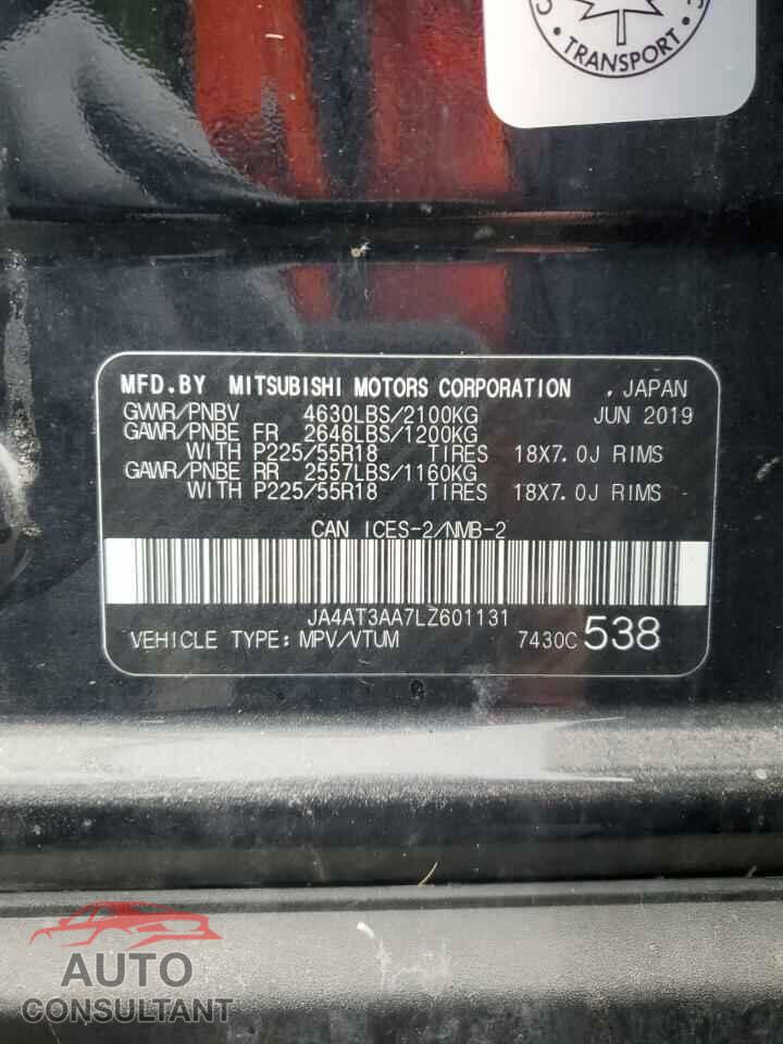 MITSUBISHI ECLIPSE 2020 - JA4AT3AA7LZ601131