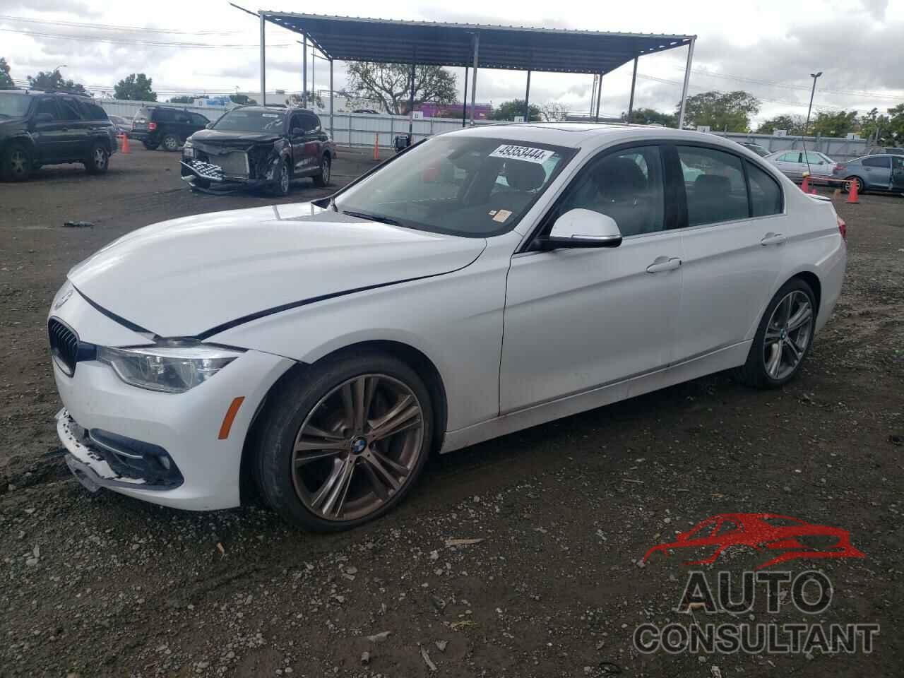 BMW 3 SERIES 2018 - WBA8B3G57JNU36586