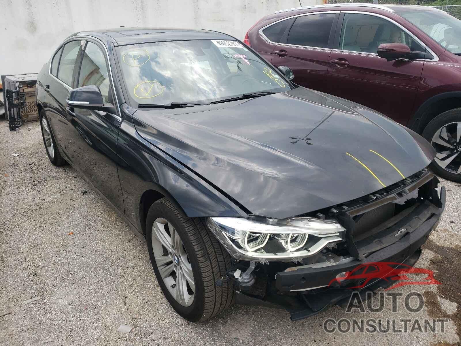 BMW 3 SERIES 2017 - WBA8D9G51HNT90972