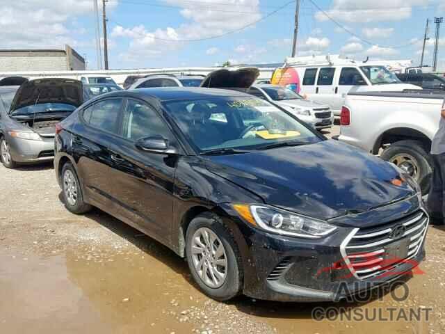 HYUNDAI ELANTRA 2017 - KMHD74LF3HU146879