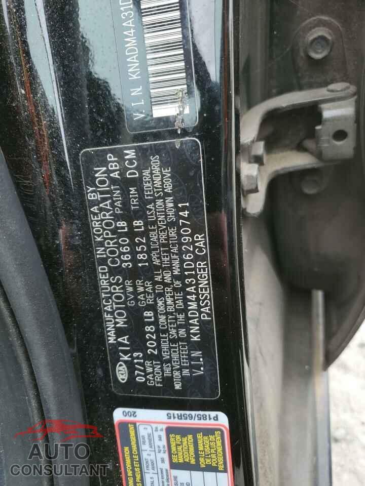 KIA RIO 2013 - KNADM4A31D6290741