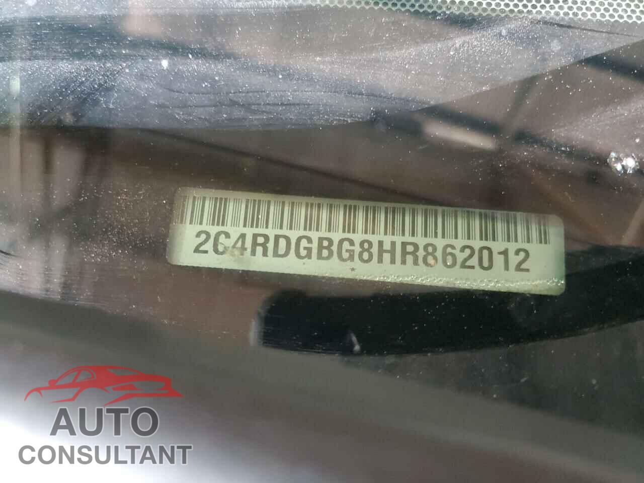 DODGE CARAVAN 2017 - 2C4RDGBG8HR862012