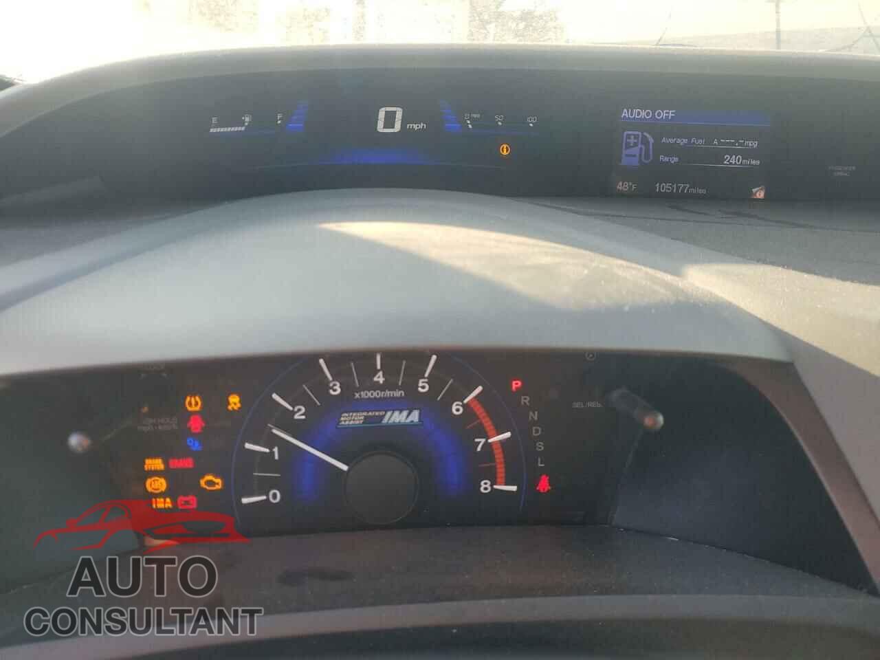HONDA CIVIC 2012 - JHMFB4F28CS008391