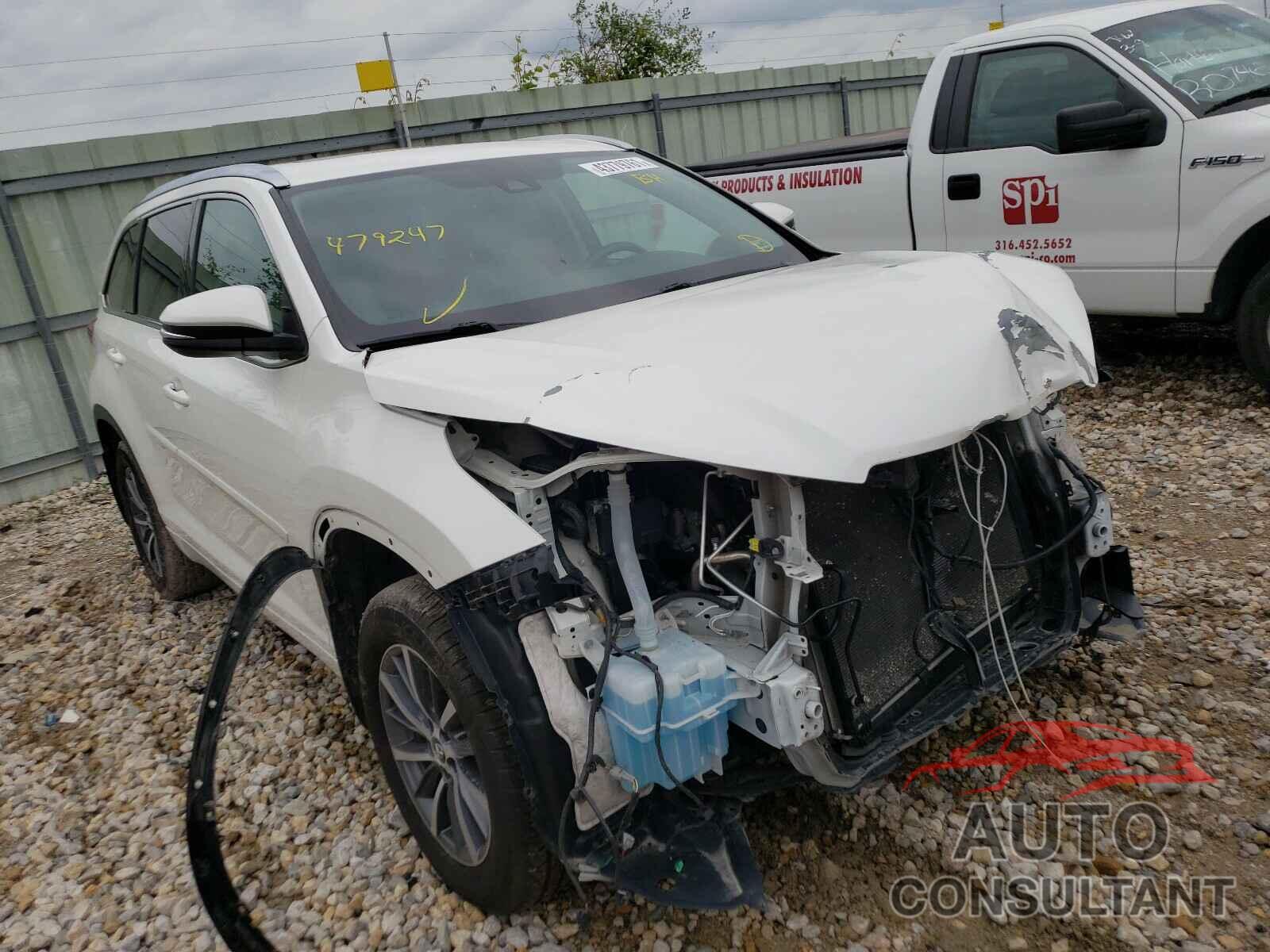 TOYOTA HIGHLANDER 2017 - 5TDJZRFH9HS479247