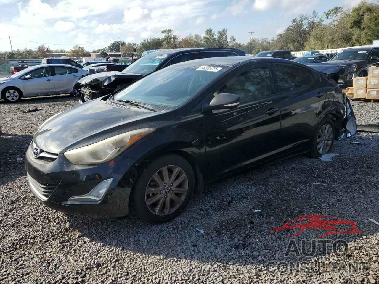 HYUNDAI ELANTRA 2014 - KMHDH4AE9EU164807