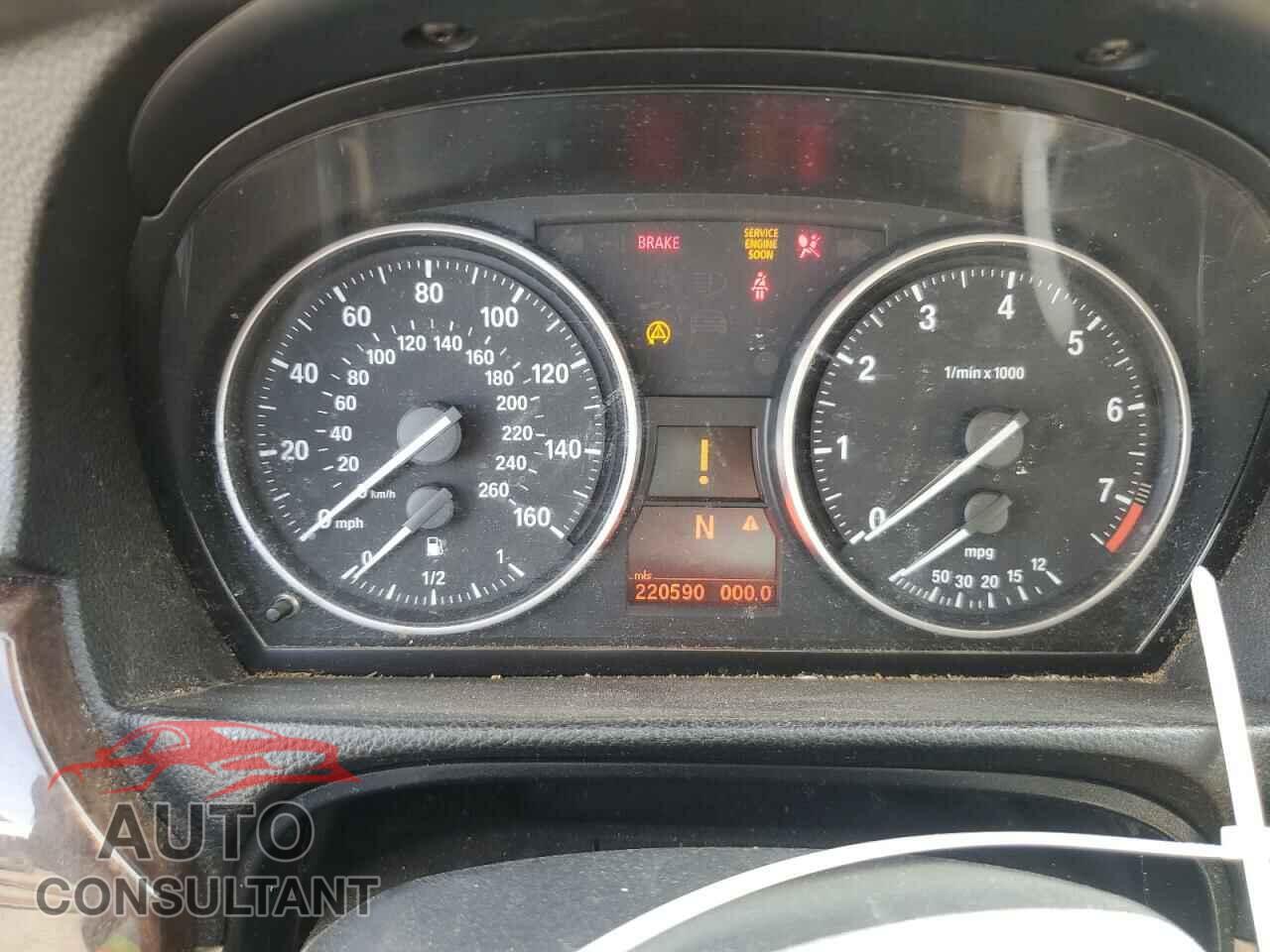BMW 3 SERIES 2011 - WBAPH5G57BNM73015