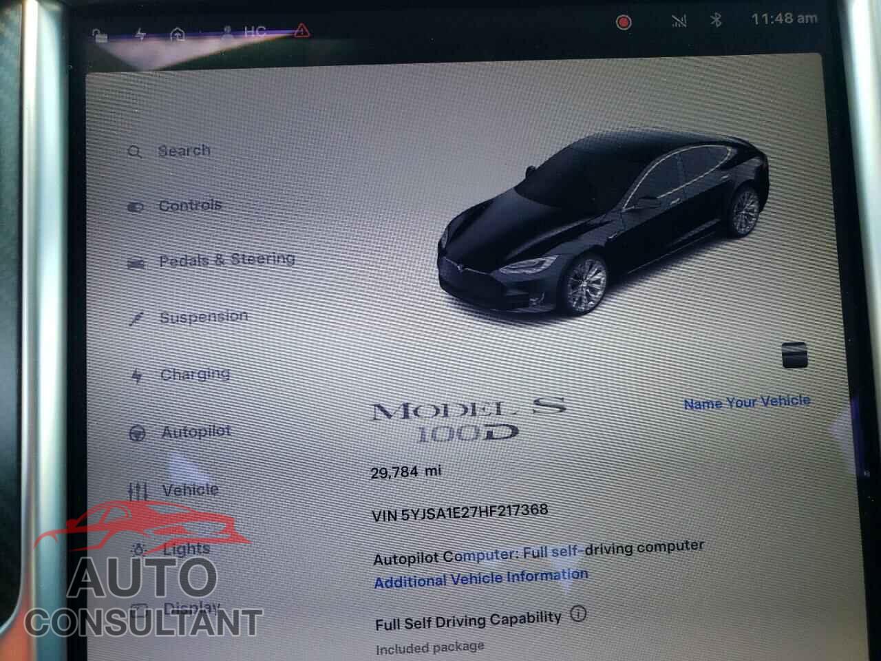 TESLA MODEL S 2017 - 5YJSA1E27HF217368
