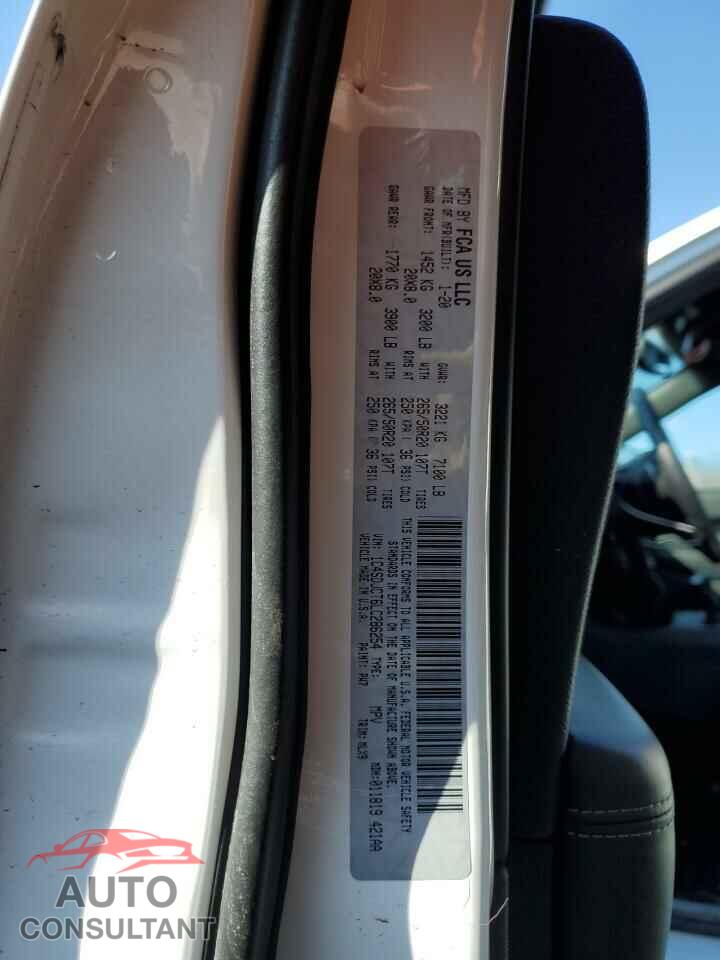 DODGE DURANGO 2020 - 1C4SDJCT6LC286254