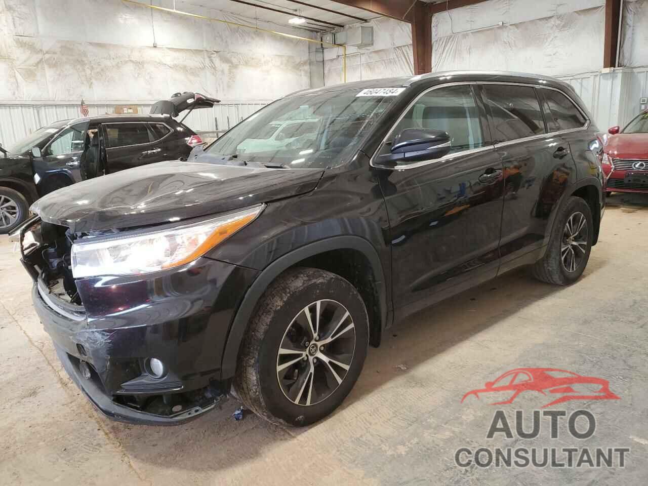 TOYOTA HIGHLANDER 2016 - 5TDJKRFH9GS264048