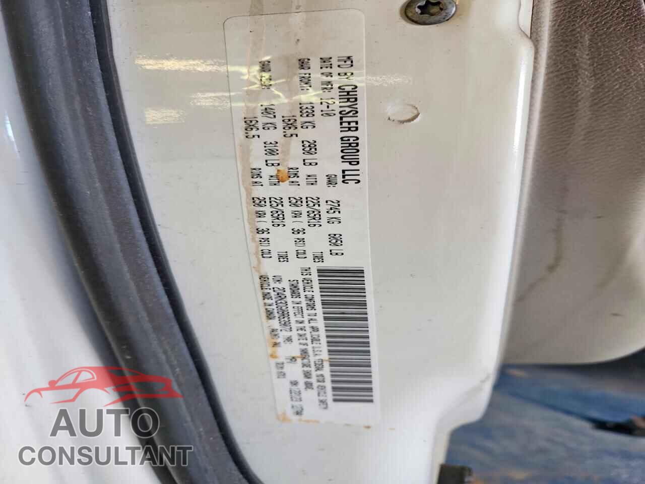 DODGE CARAVAN 2011 - 2D4RN3DG0BR639072