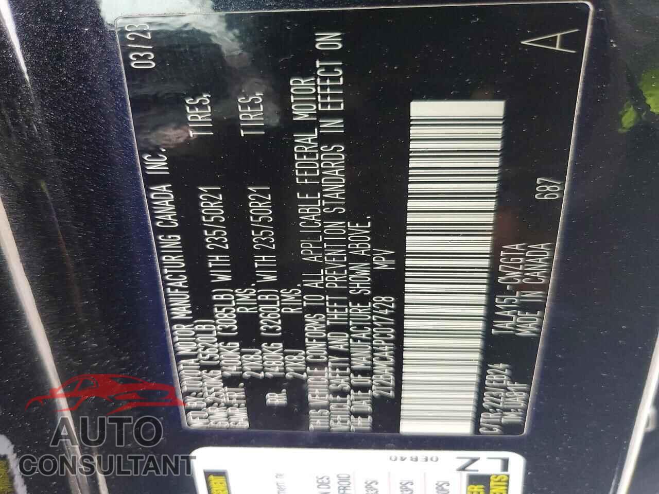 LEXUS RX350 2023 - 2T2BAMCA4PC017428