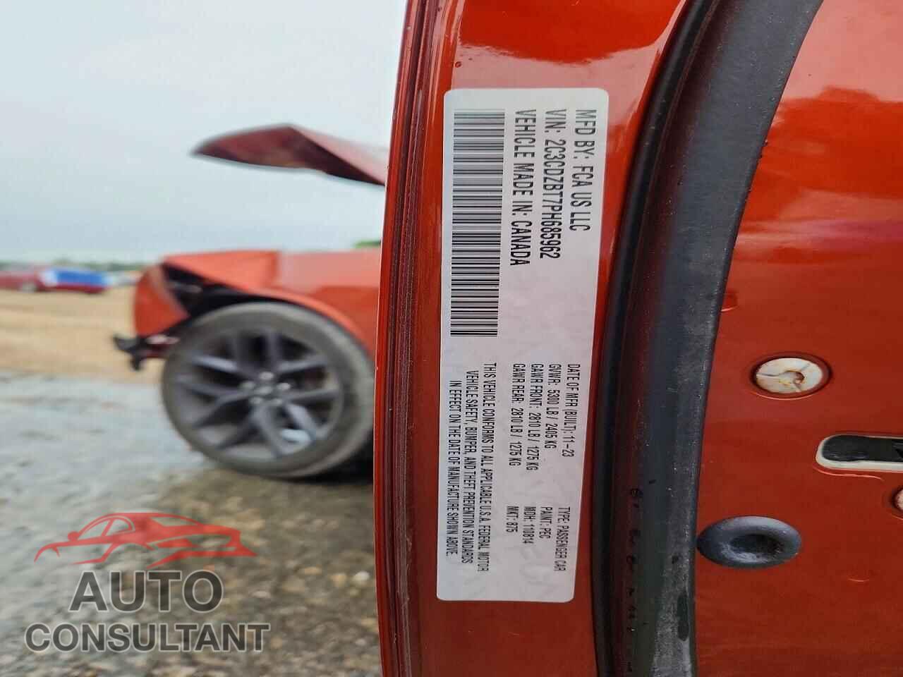 DODGE CHALLENGER 2023 - 2C3CDZBT7PH685962