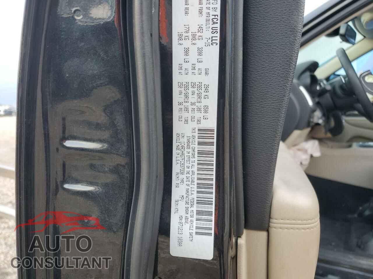 DODGE DURANGO 2015 - 1C4RDHAG7FC937330
