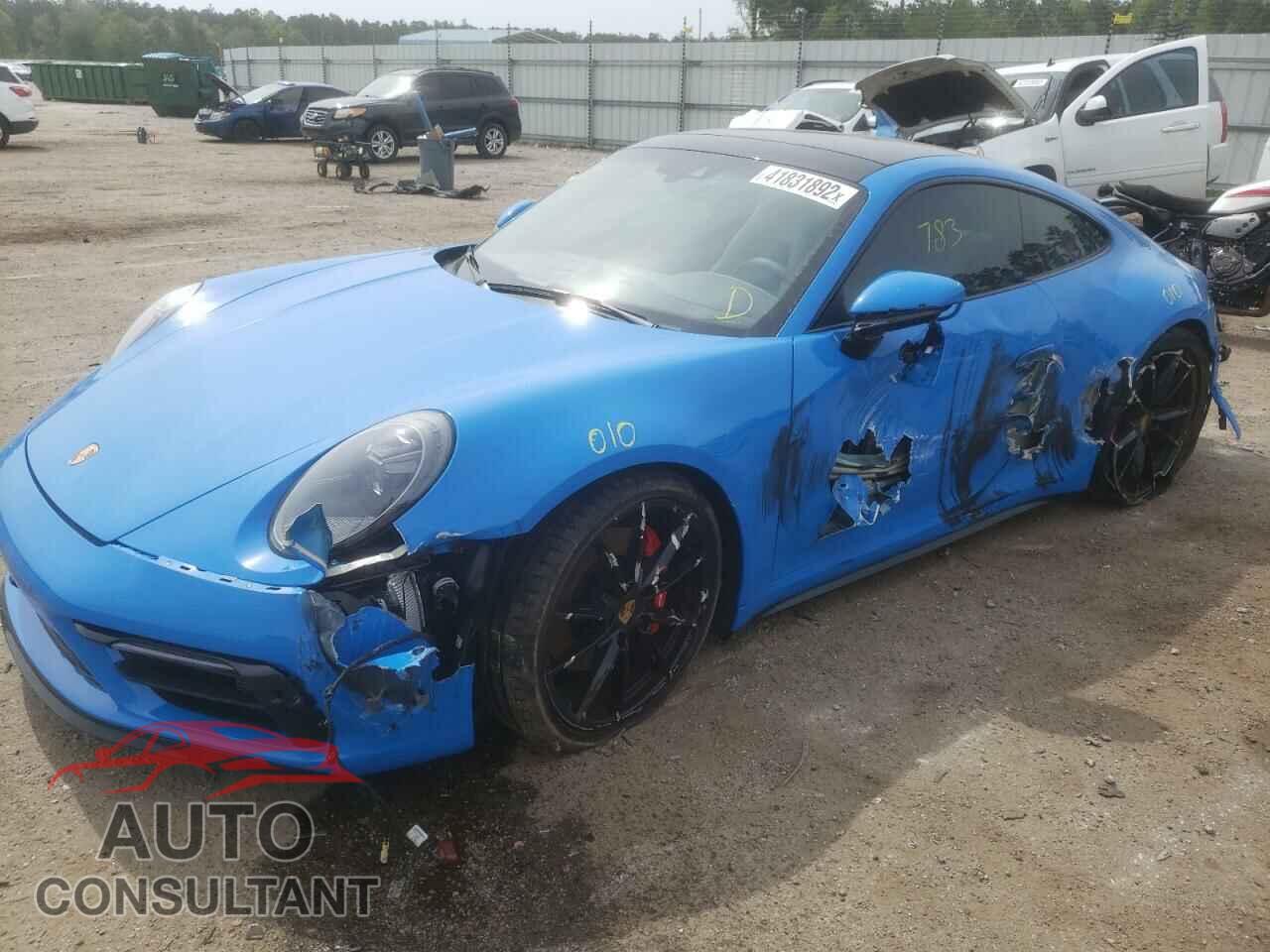 PORSCHE 911 2022 - WP0AB2A90NS220757
