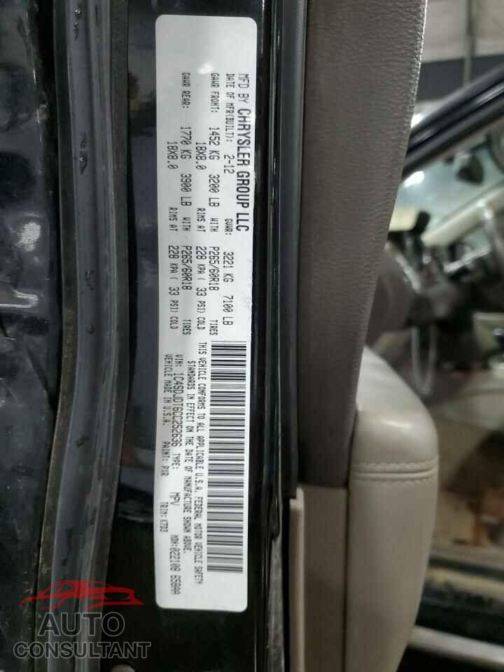 DODGE DURANGO 2012 - 1C4SDJDT6CC252636