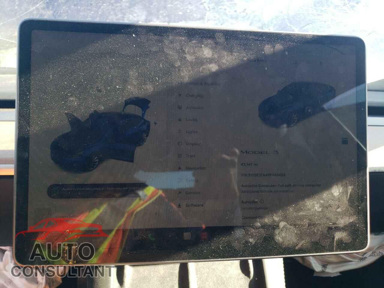 TESLA MODEL 3 2023 - 5YJ3E1EA4PF433452