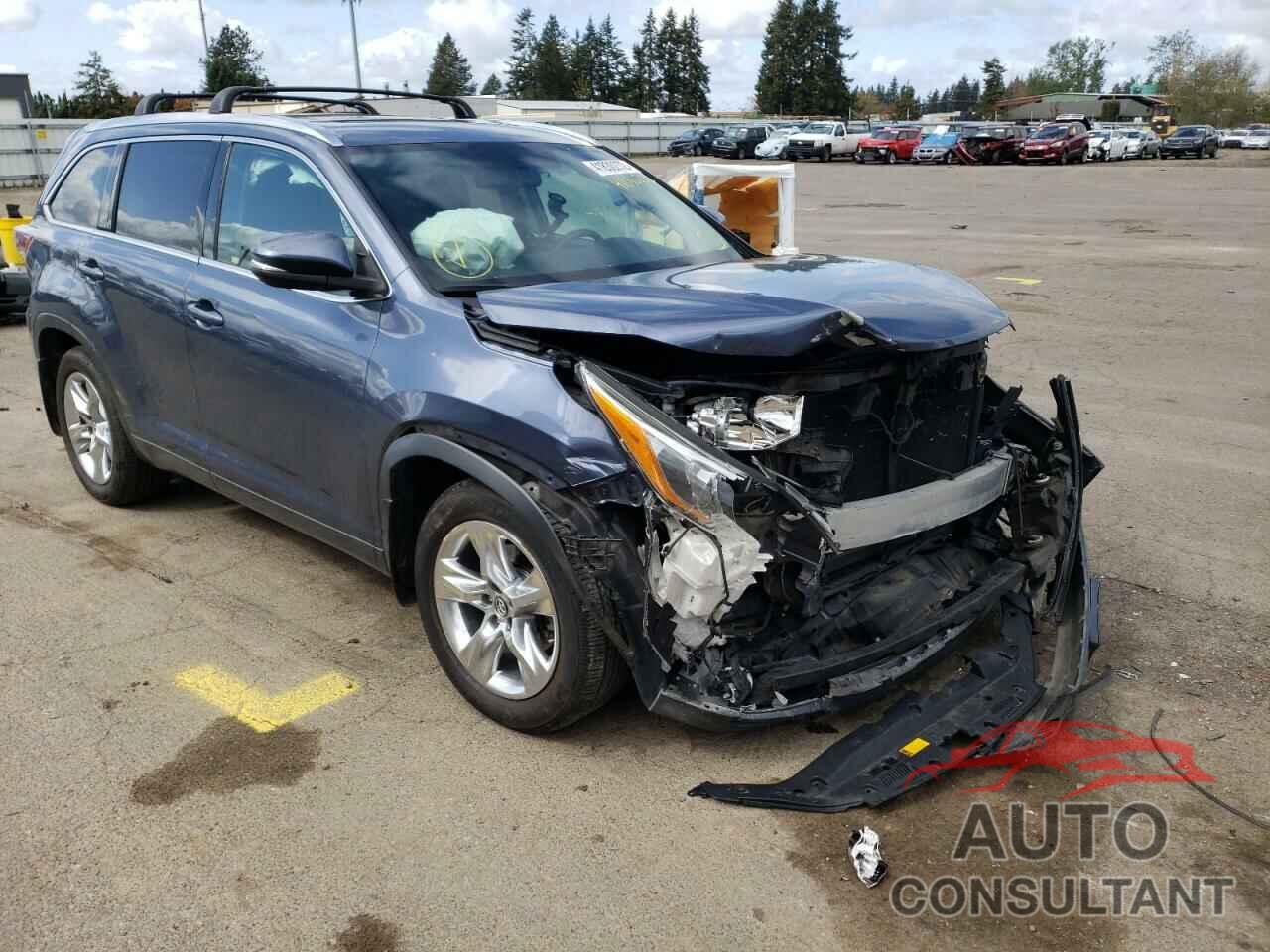 TOYOTA HIGHLANDER 2016 - 5TDDKRFH1GS342805